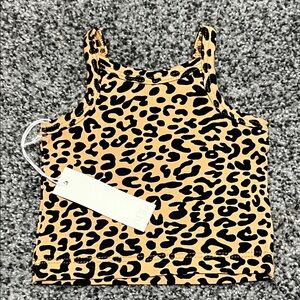ARQ Baby Leopard Tank Top 0-3 Months NWT